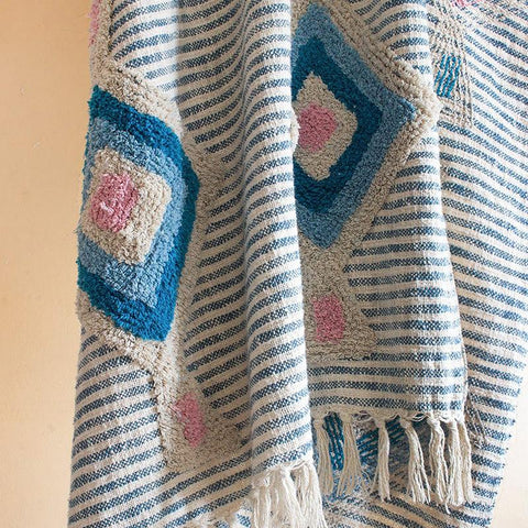 Asra Woven Cotton Throw