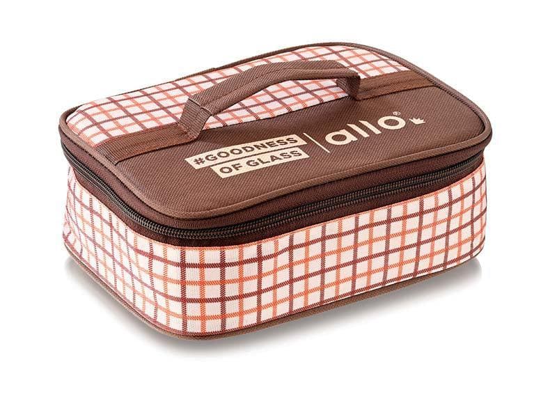Buy Casper Lunchbox With Chcekered Bag - 580 ML Tiffin Box from Vaaree