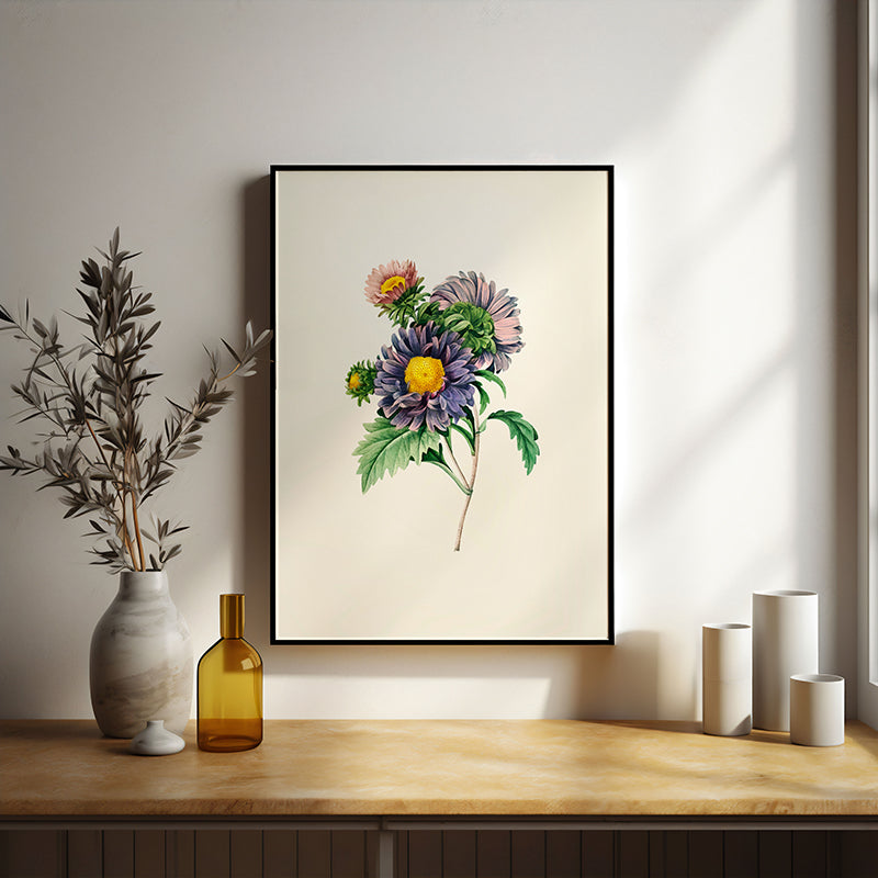 Buy Purple Petals Canvas Wall Art With Frame Wall Art & Paintings from Vaaree