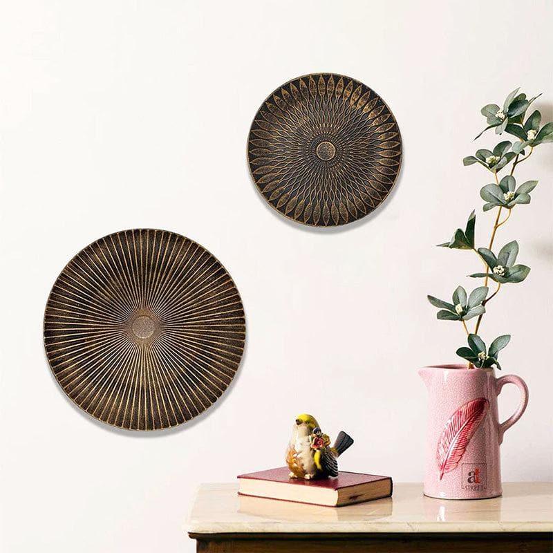 

Sinoya Decorative Wall Plates (Brown) - Set Of Two