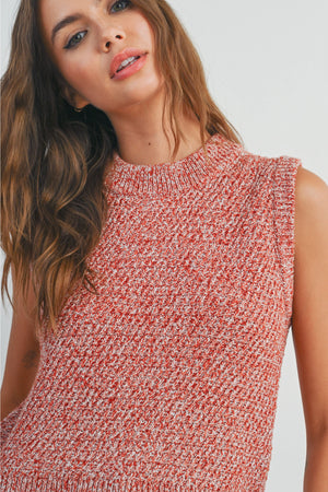 Sara Sleeveless Sweater Top - Sage and Co.  