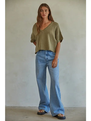 Cassette Play Denim Jeans - Sage and Co.  