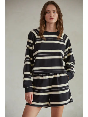 Steeley Stripe Top - Sage and Co.  