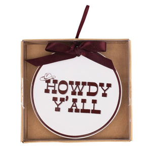 Howdy Ornament - Sage and Co.  