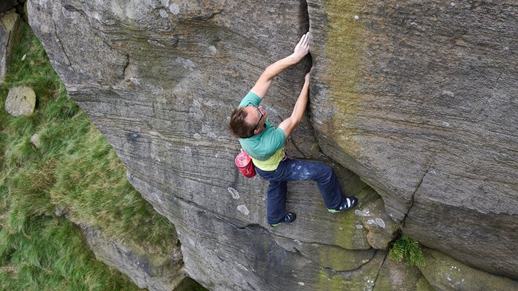Ben Bransby, Nordes with Attitude (E4 6c), Stanage.