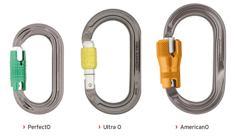 Oval carabiner family