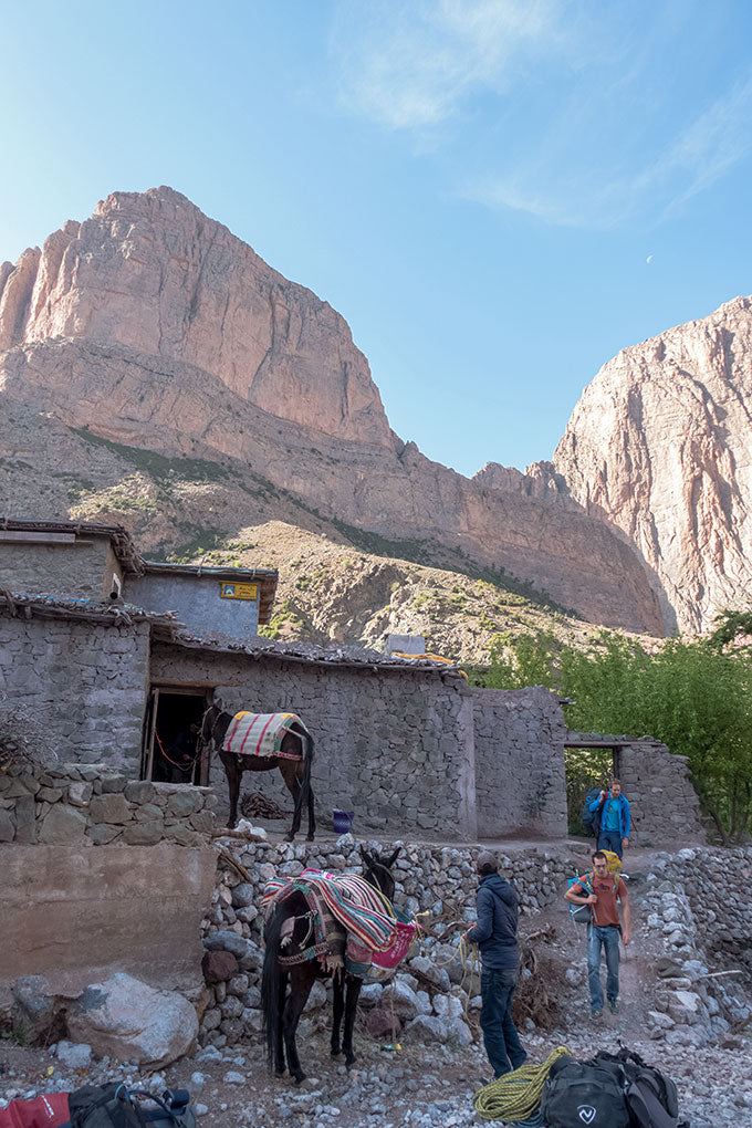 The Gite de Said—where we stayed—with Jbel Oujdad in the background. © Klaas Willems