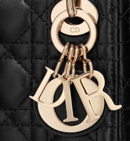 dior leather charms