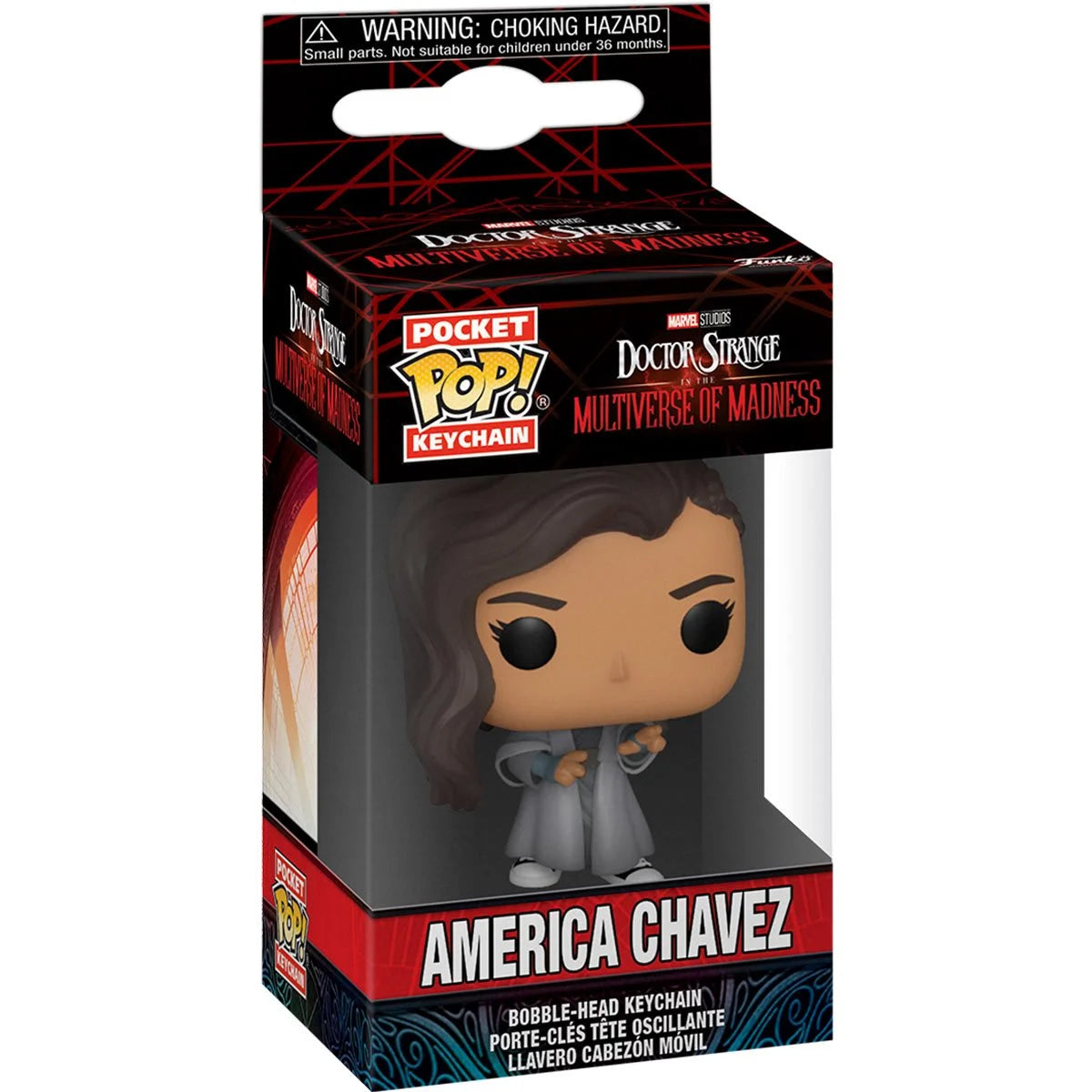Doctor Strange in the Multiverse of Madness America Chavez in Cloak Funko Pocket Pop! Key Chain