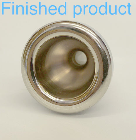Image of a cleaned brass mouthpiece.