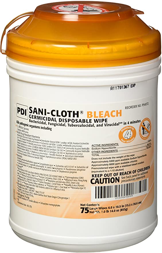 WipesPlus Disinfectant Wipes (Alcohol Free) - 80 Count