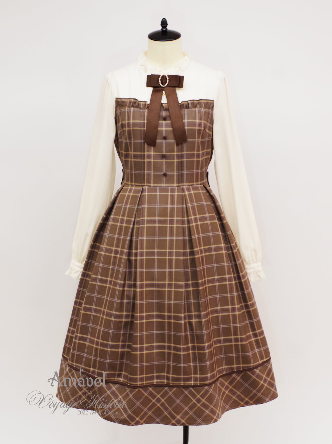 無地・新色登場！ 美品 Amavel アマベル Classical Plaid チェック