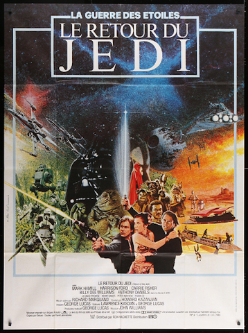 Star Wars Return of the Jedi French Movie Poster