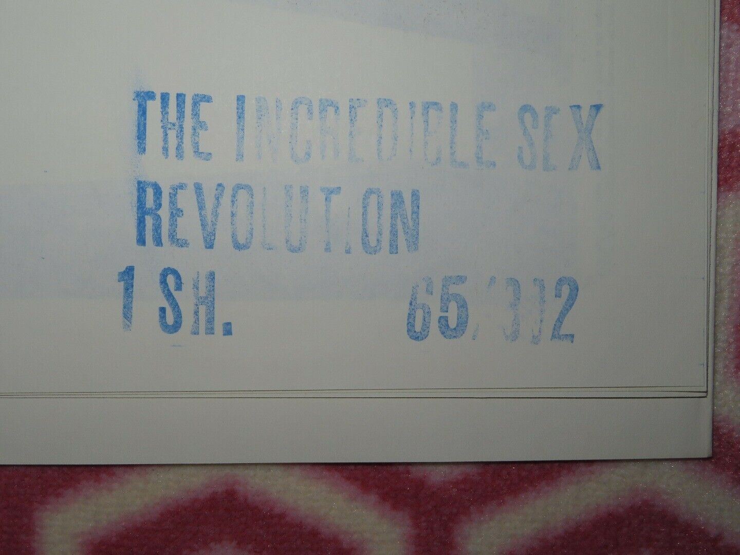 The Incredible Sex Revolution Us One Sheet Poster Dr Gladdn 1965