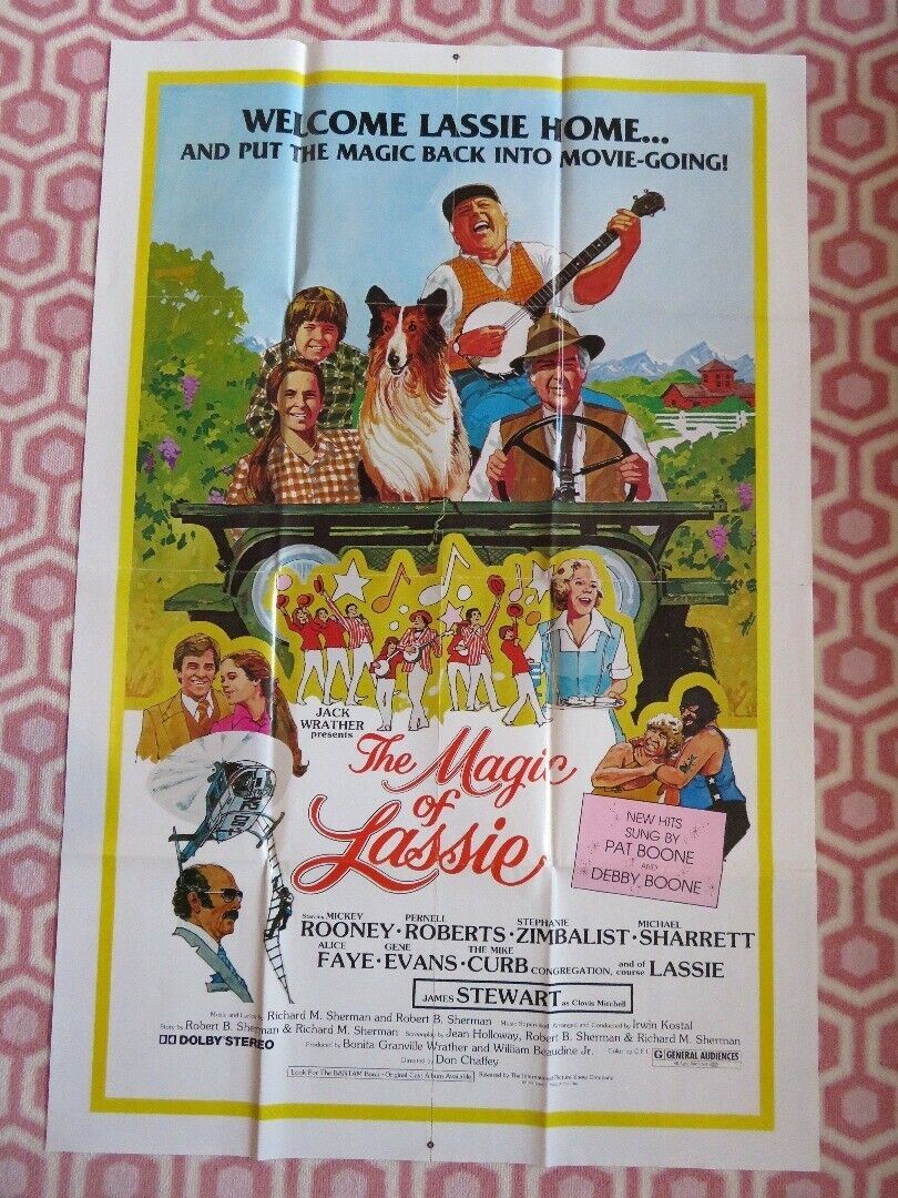 The Magic Of Lassie Us One Sheet Poster Mickey Rooney James Stewart 19