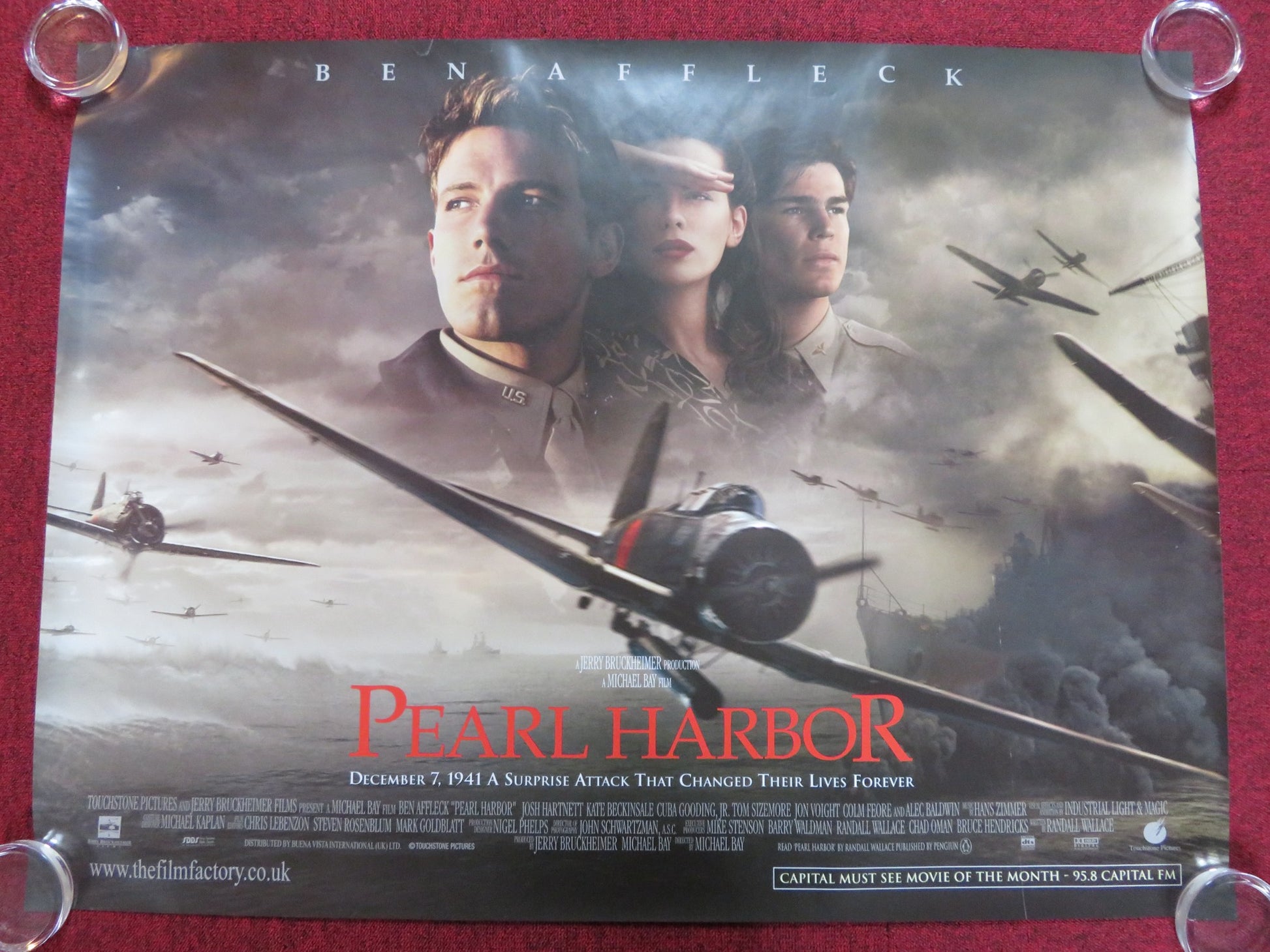 kate beckinsale pearl harbor poster