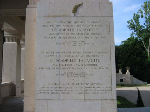 Lafayette Escadrille Memorial near Paris 