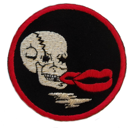VA-12 Flying Ubangis 'Kiss of Death' skull patch