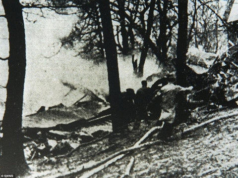 B-17 Mi Amigo crash site Endcliffe Park Yorkshire