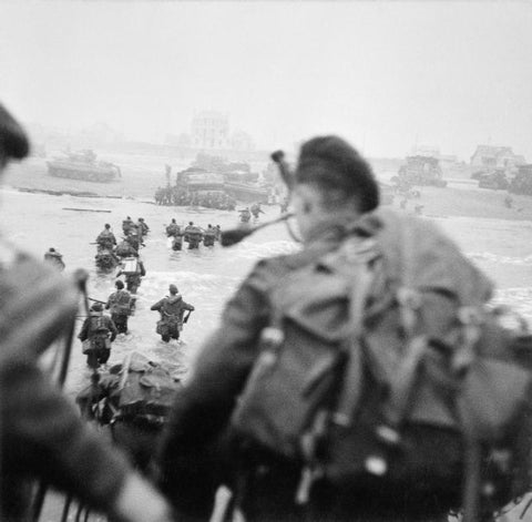 Troops landing on Sword Beach, D-Day 1944