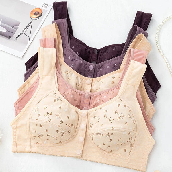 Best Deal for Hawtrytoa Comfortable & Convenient Front Button Bra