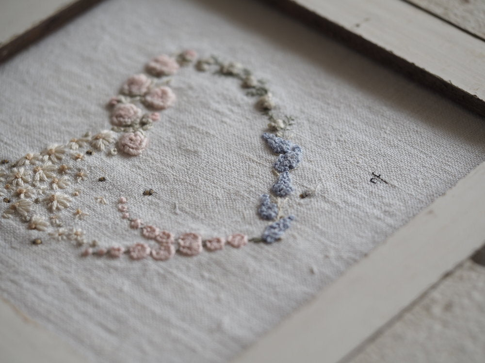 Hand Embroidered Vintage Postcards – Scattered Light Stitchery