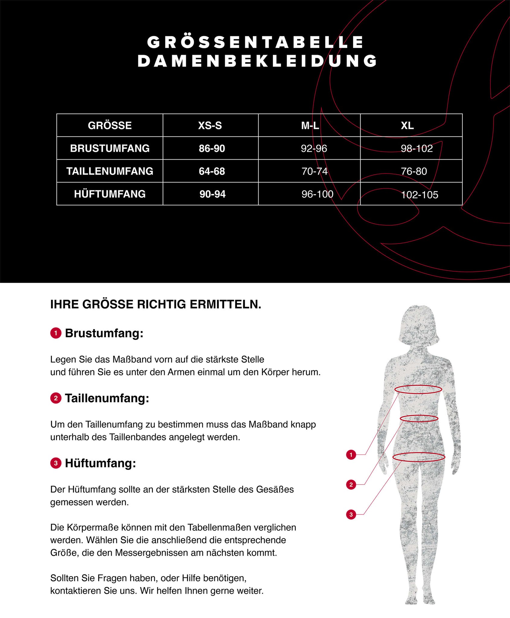 Lalafarjan Größentabelle Damen Tanzbekleidung