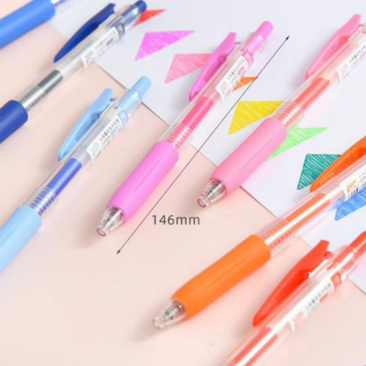 Rosyposy Color Note Gel Pen and Highlighter Set / Set of 5 Aesthetic Colored  Ink Gel Pen Set, Retractable Gel Pen Set, ST Nib Gel Pen 