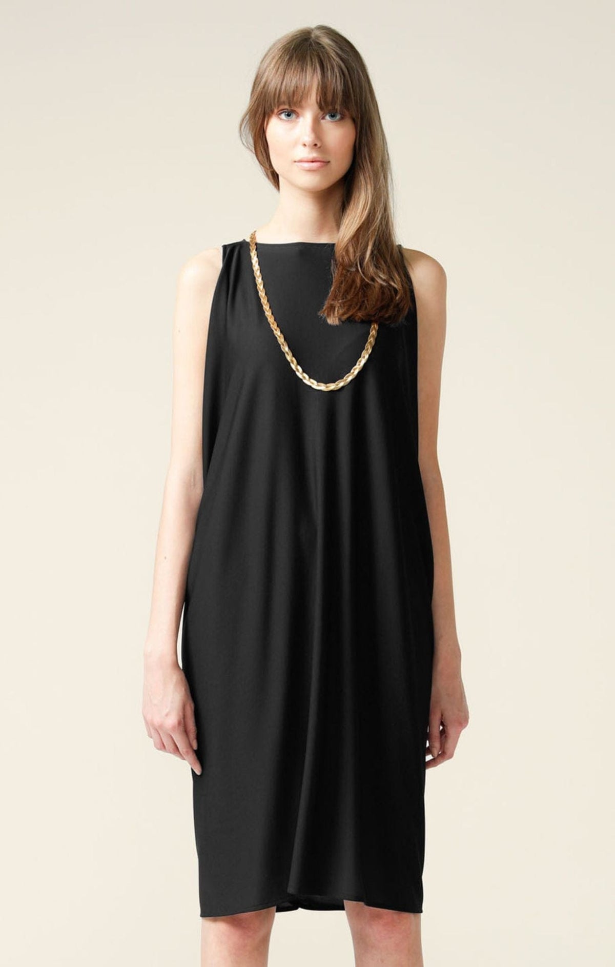 Iris Dress 3/4 Sleeve (Black)