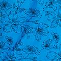 Blue black embroidery