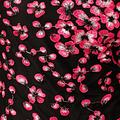 PINK BLACK FLORAL