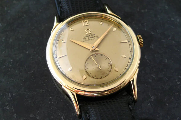 Omega gold Constellatoin watch