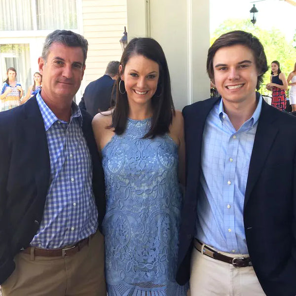 Vance and his son Allen and daughter Rives