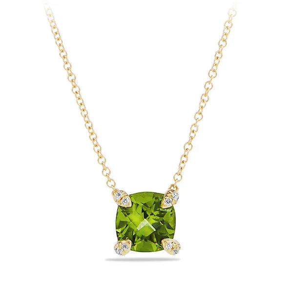 Green gemstone pendant