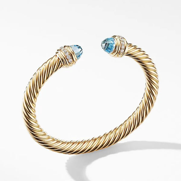Blue gemstone bracelet