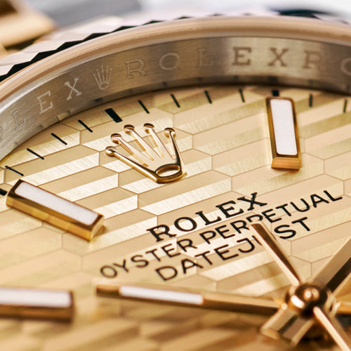 Gold Rolex Oyster Perpetual Datejust Dial