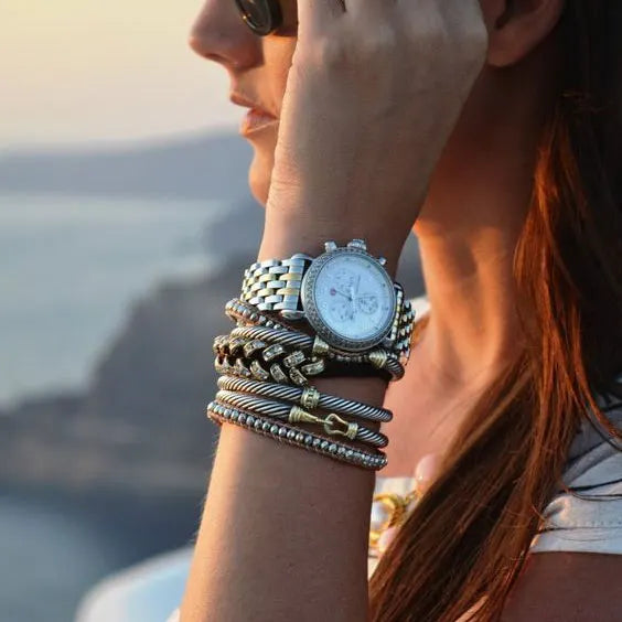 fall watch with beach background
