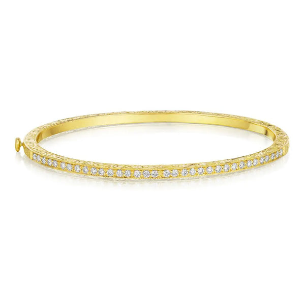 Diamond bangle