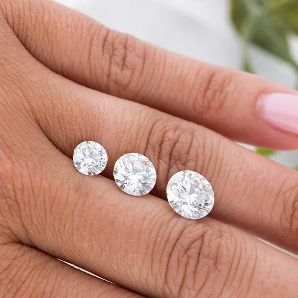 Three loose stone diamonds