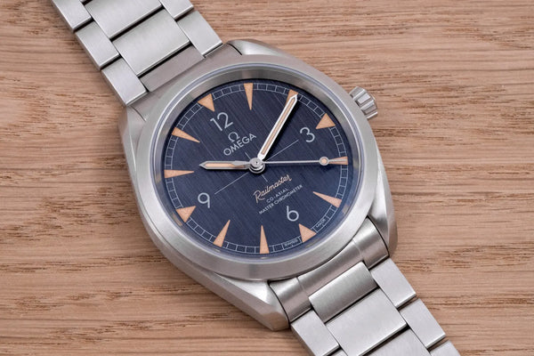 Omega blue watch