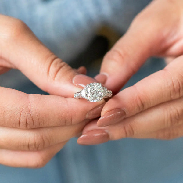 white gold diamond ring