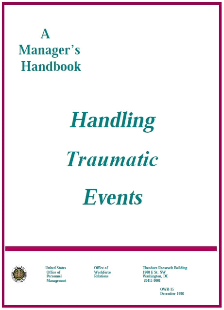 Supervisor Training and Guidebook for Crisis and Tragedy