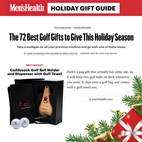 Caddysack voted Best Golf Gag Gift in 2023 by Men's Health