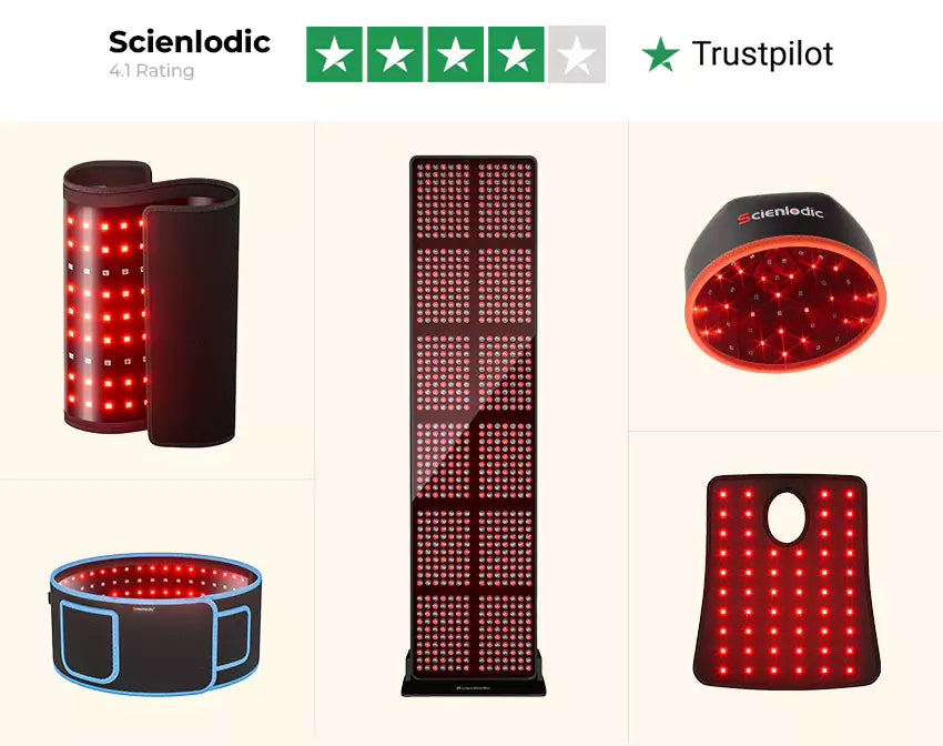 Scienlodic at-home red light therapy devices