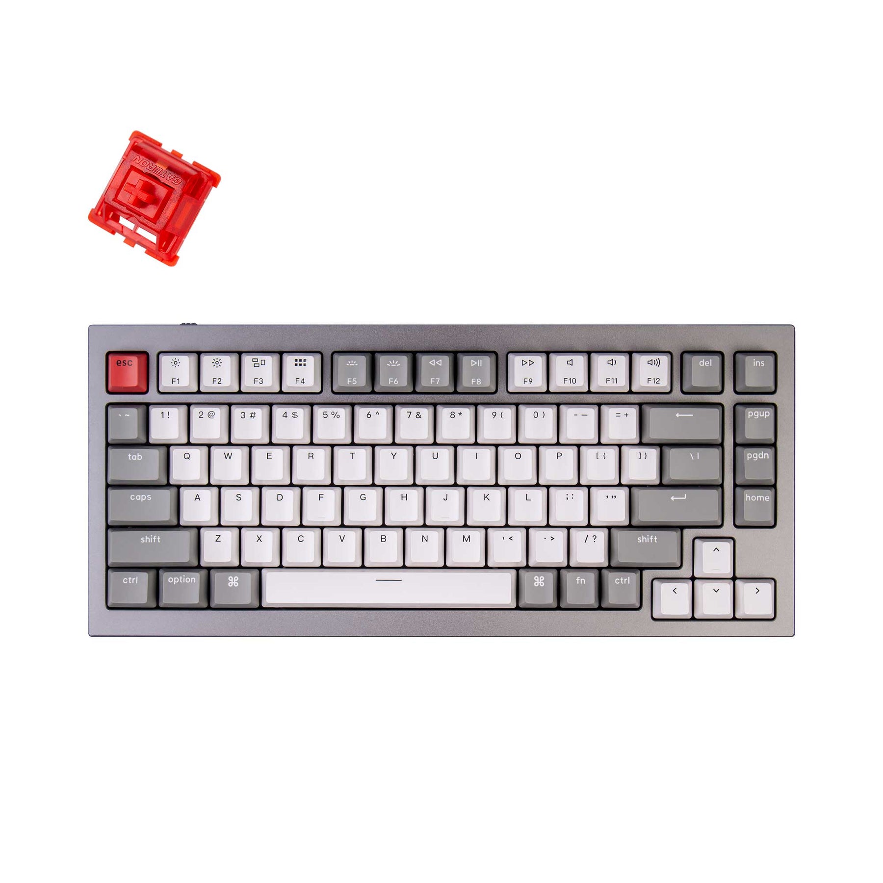 Keychron Q1 QMK Version1 - Silver Gray | labiela.com