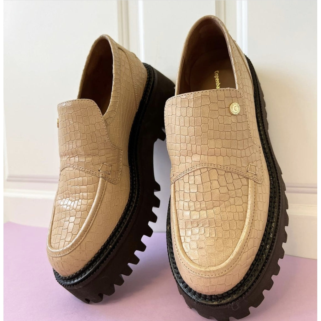 COPENHAGEN SHOES Bloomers shoe - 61077 (BEIGE) |   |  Loafers |  Dames
