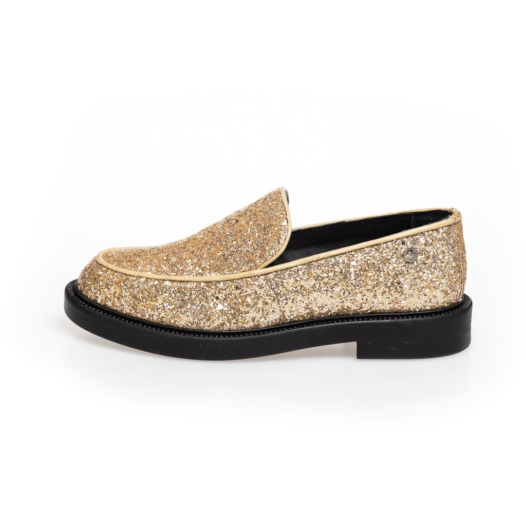 COPENHAGEN SHOES CPHS LOAFER - GOLD GLITTER |   |  Loafers |  Dames