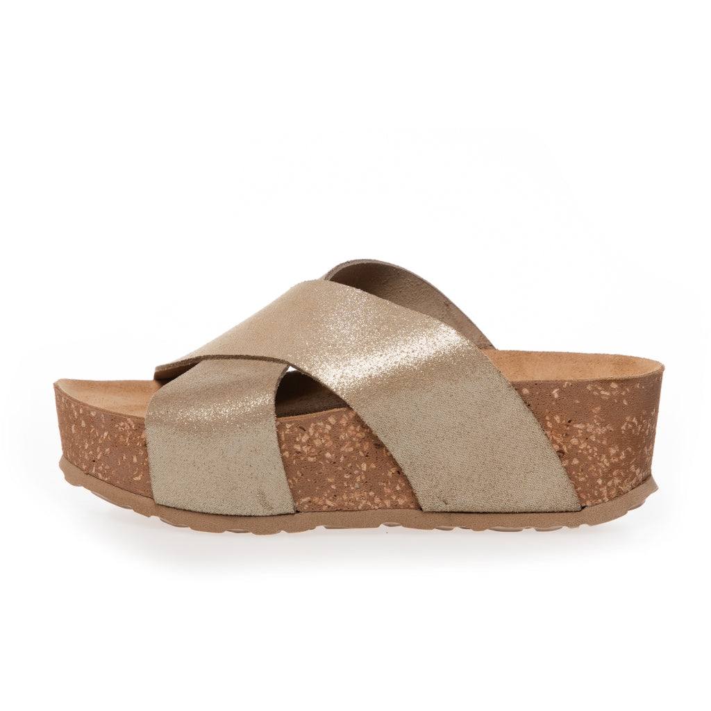 COPENHAGEN SHOES MY GOLD ONES - GOLD |   |  Sandalen met sleehak |  Dames