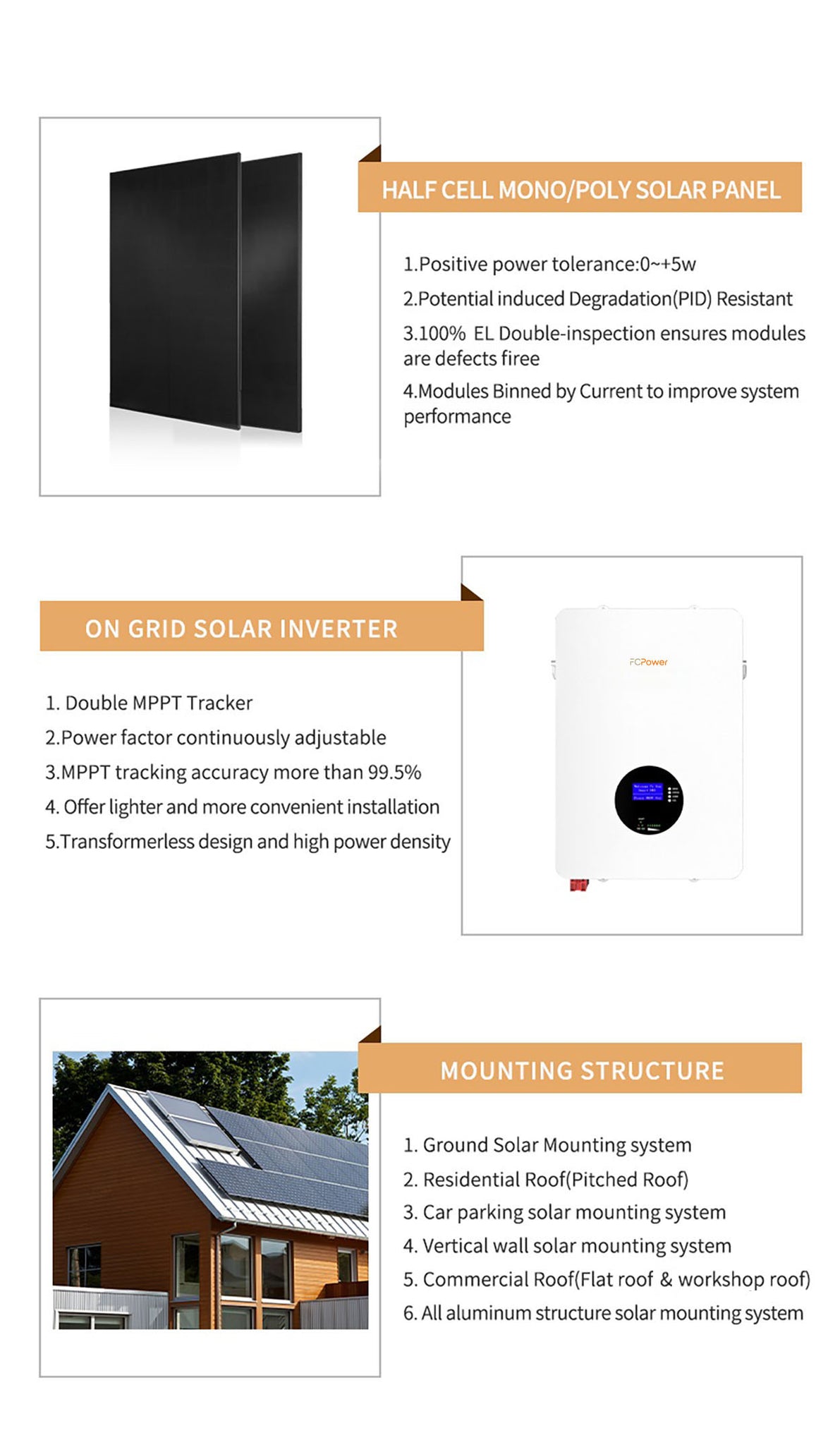 5kW On-Grid Solar System