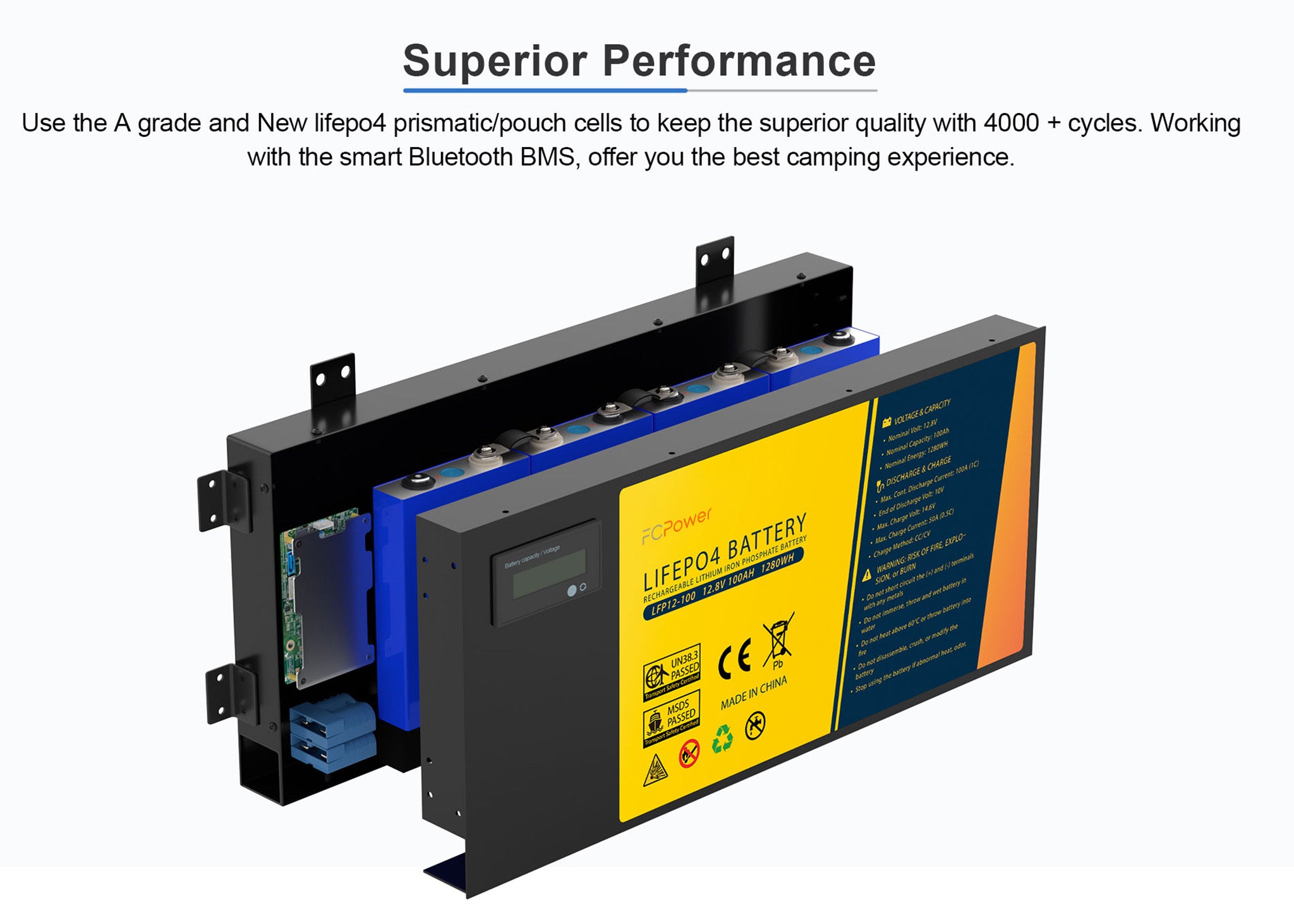 Lifepo4 12v 200ah RV Lithium Battery